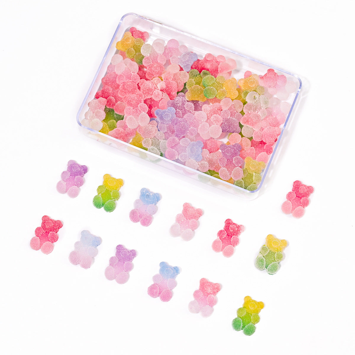 Süße bärenförmige Nagelkunst Charms