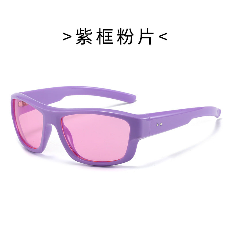 Damen Sport-Sonnenbrille mit robustem Rahmen und UV-Schutz Brehn