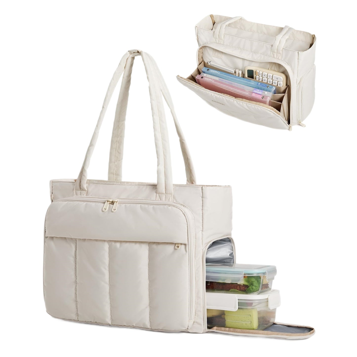 Isolierte Lunch-Tasche mit Praktischem Fächersystem Brehn