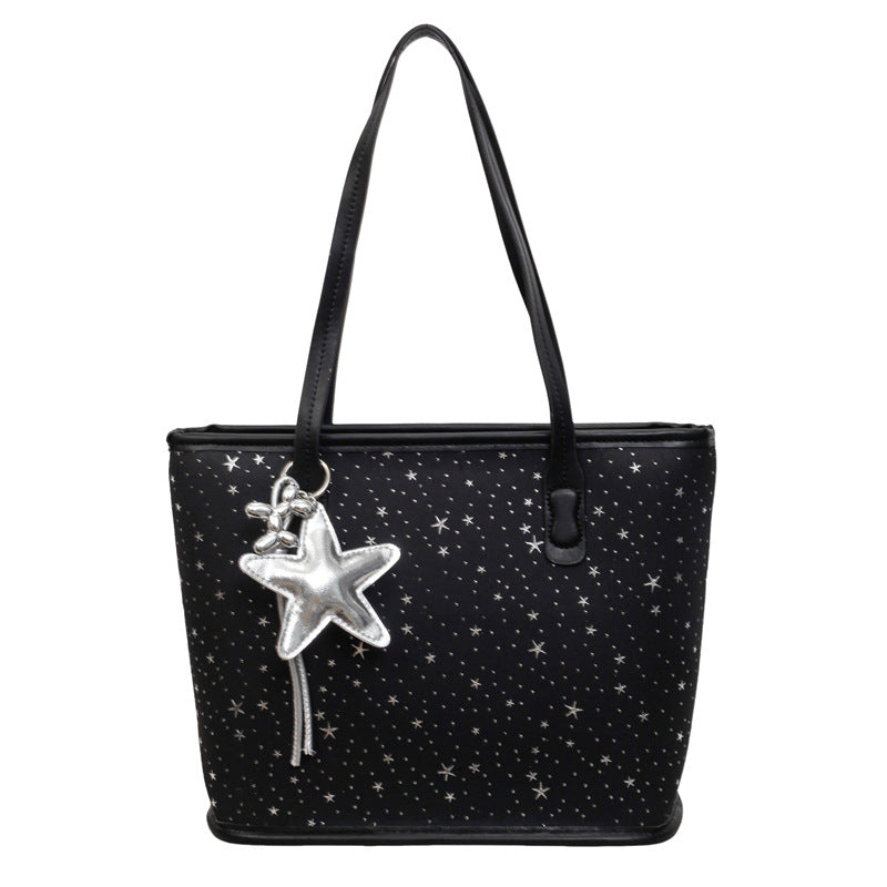 Trendige Sternen-Print Tote Bag Brehn
