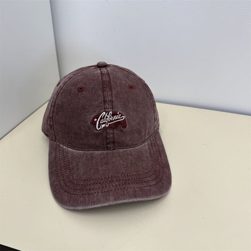 Damens Freizeit Vintage Bestickte Kappe Brehn