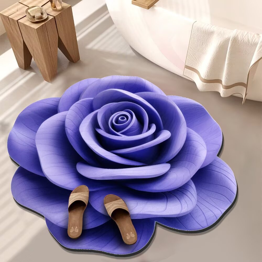 Fröhlicher floral dekorativer Teppich Brehn