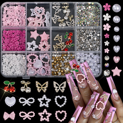 Dekoratives Nagelkunst-Zubehörset