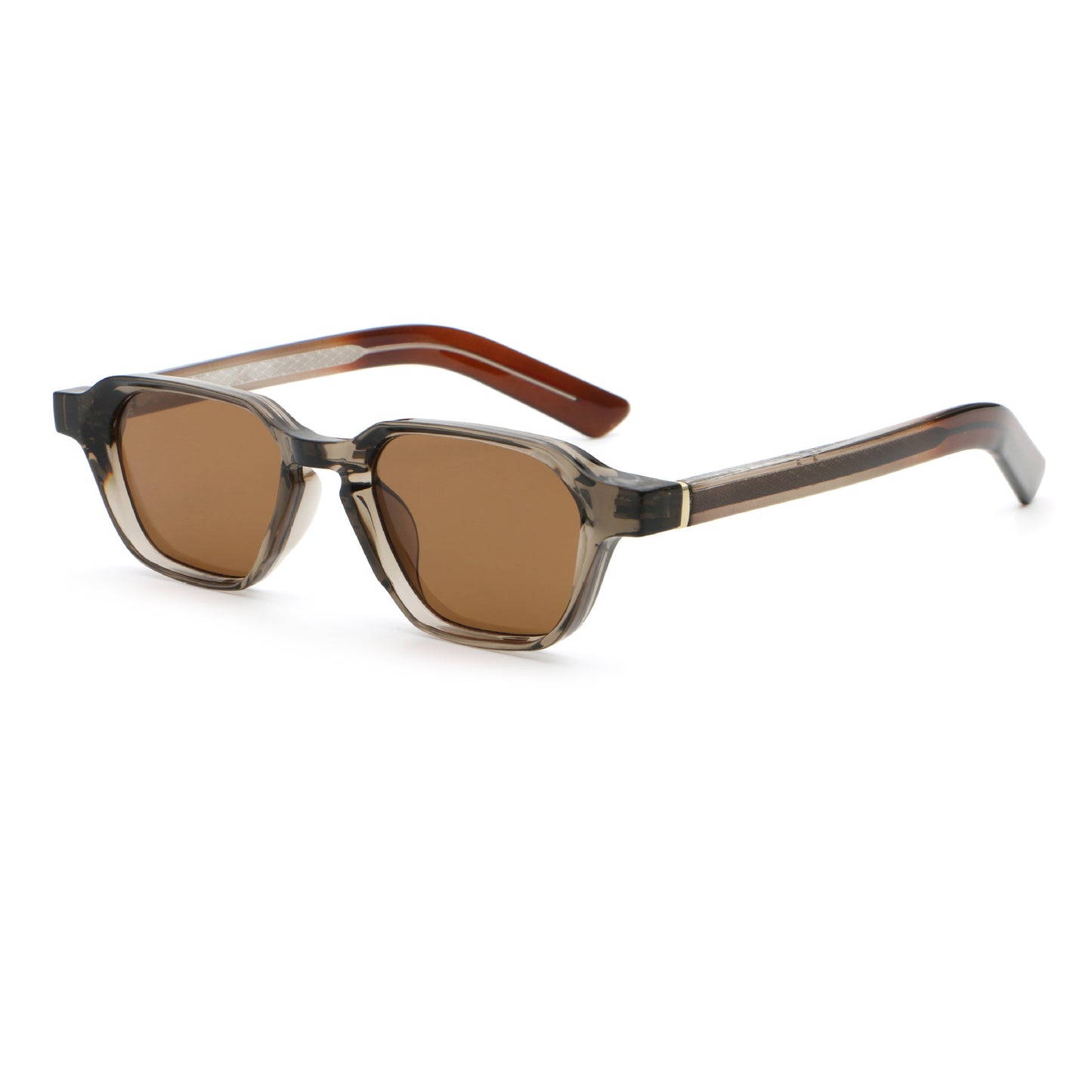 Damen Sonnenbrille im besonderen Design mit eckigen Gläsern Brehn