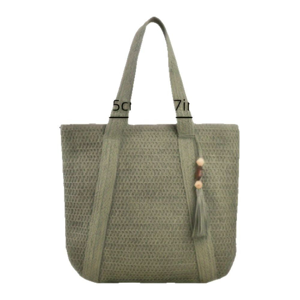 Geräumige Strandtasche mit Einzigartigem Geflochtenem Design Brehn