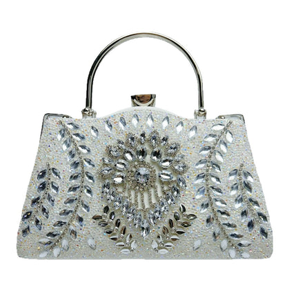 Kristallverzierte Abendhandtasche