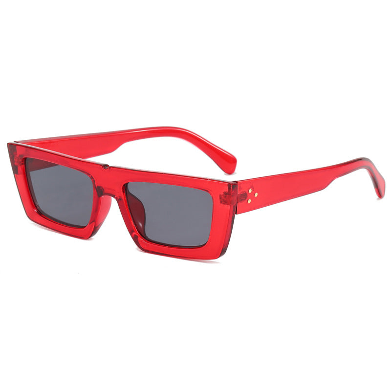 Damen modische quadratische Designer-Sonnenbrille mit polarisierten Gläsern Brehn
