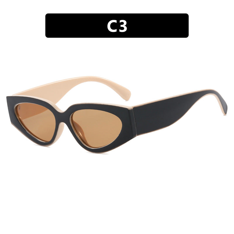 Damen Cat-Eye Sonnenbrille mit extravagantem Design und schützendem UV-Filter Brehn