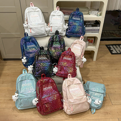 Trendy Freizeit-Rucksack mit Schlüsselanhänger Brehn