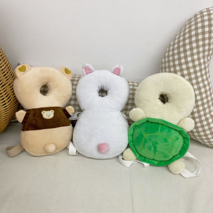 Plüschschildkröte Kinder-Rucksack mit weichem Nackenkissen und verstellbaren Trägern