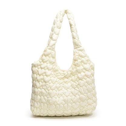 Gepolsterte weiche Stoff-Schultertasche