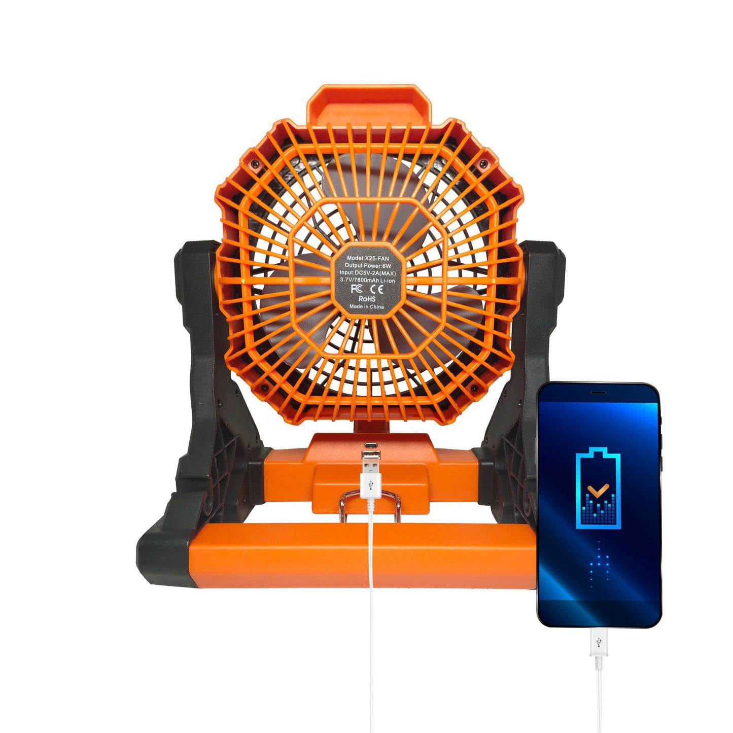Tragbare LED-Laterne mit Ventilator Brehn