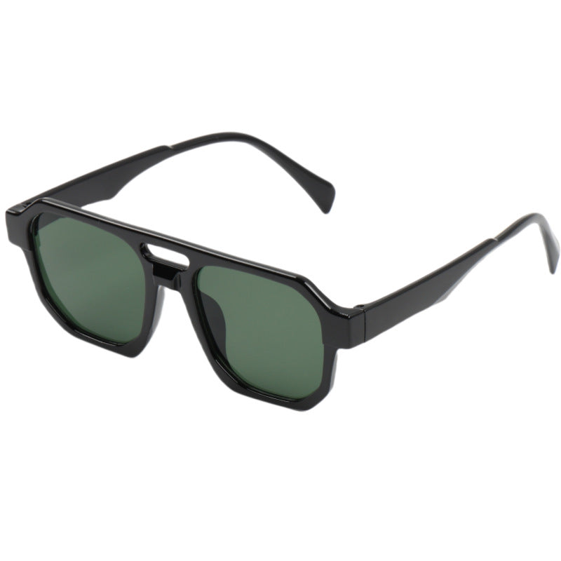 Damen modische quadratische Sonnenbrille im minimalistischen Design Brehn