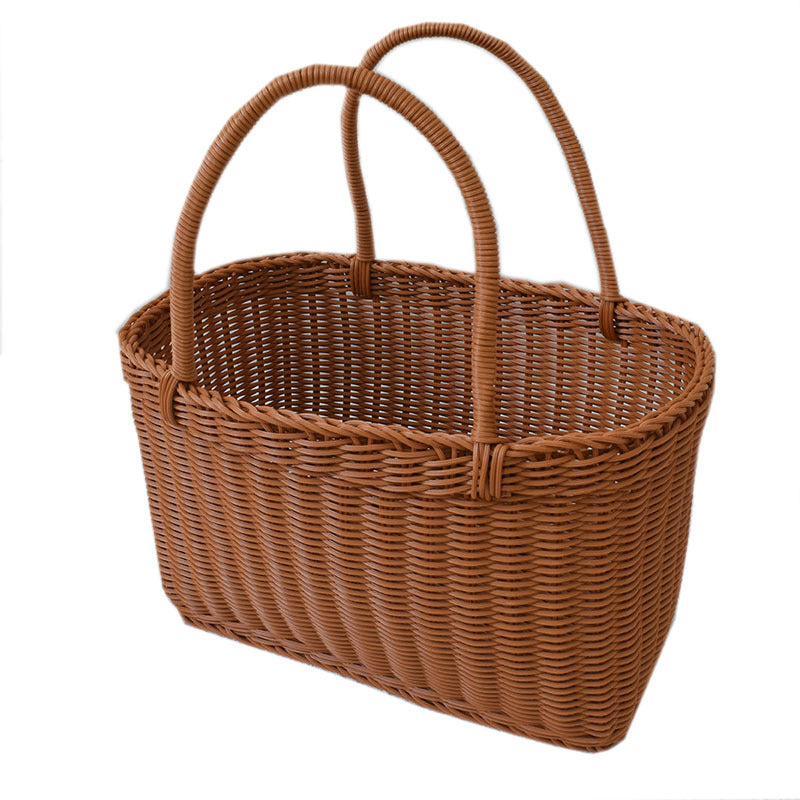 Gewebter Rattan-Aufbewahrungskorb Brehn