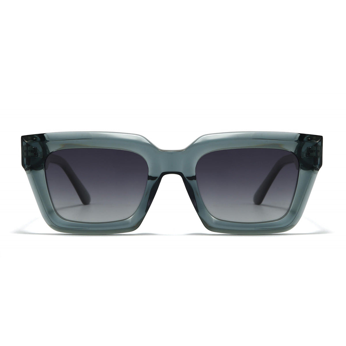 Damen quadratische Sonnenbrille mit modernem Kunststoffrahmen und sanften Gläsern Brehn