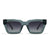 Damen quadratische Sonnenbrille mit modernem Kunststoffrahmen und sanften Gläsern Brehn