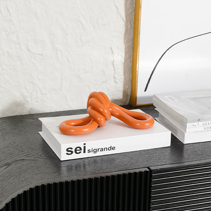 Moderne dekorative Knotenskulptur
