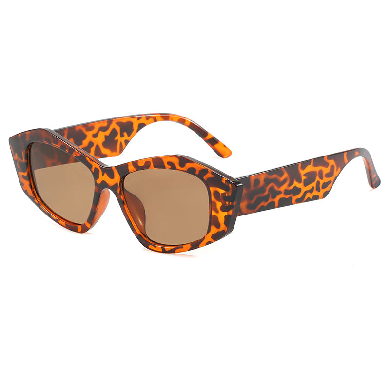 Damen Kreative Sonnenbrille im exotischen Leopardenmuster Brehn