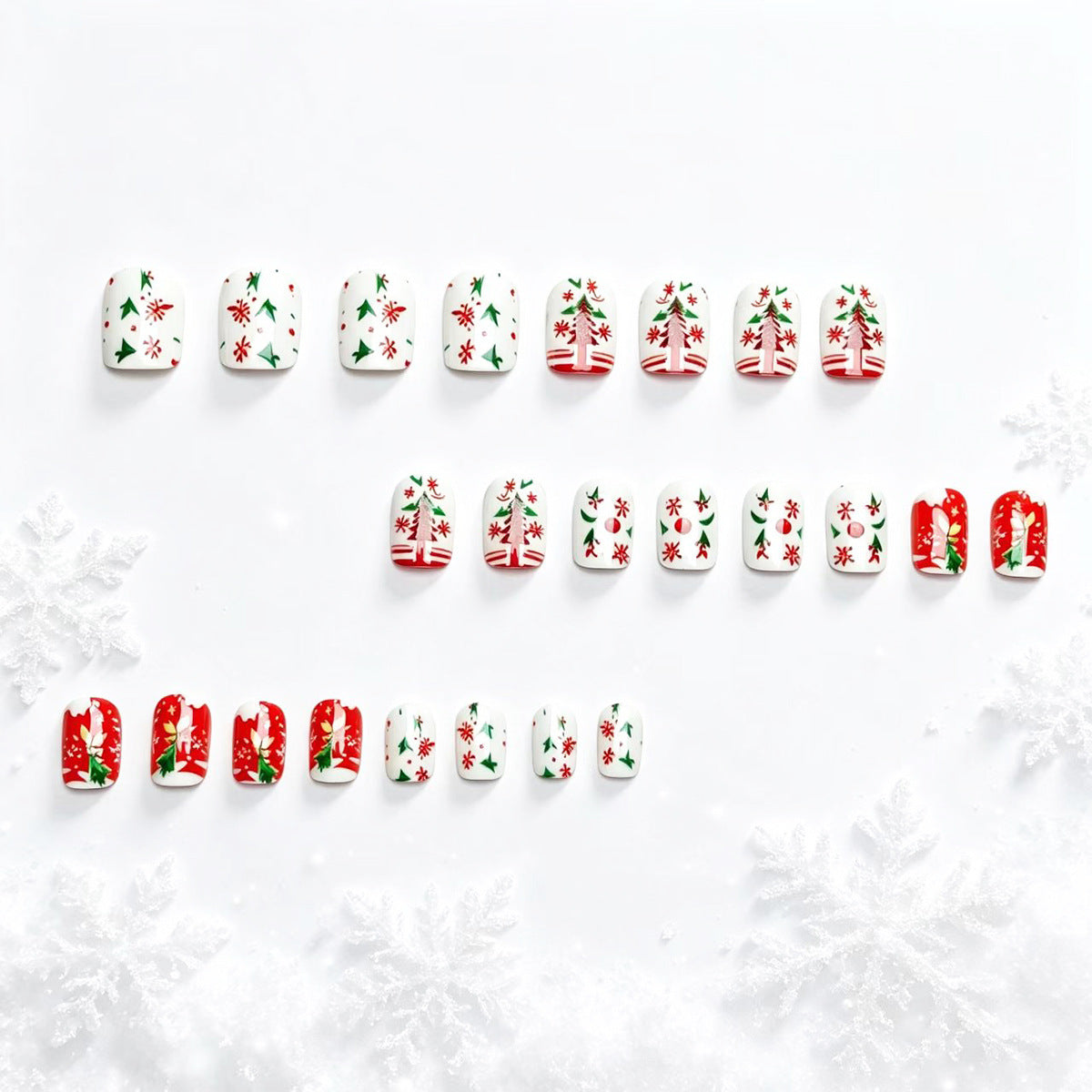 Kreative Weihnachtskunstnägel Brehn