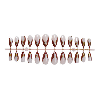 Künstlerisches Nageldesign-Set mit elegantem Schwirldesign Brehn