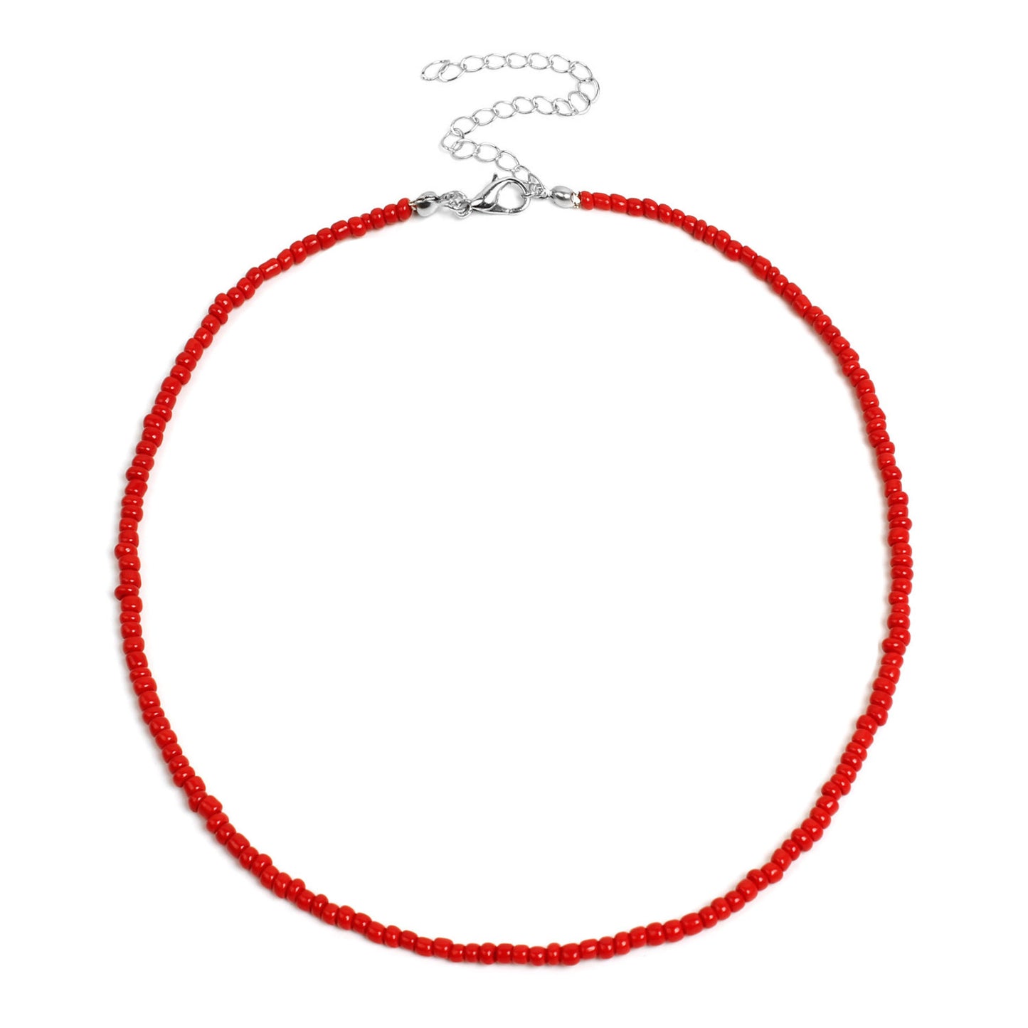 Buntes Perlen-Choker-Halsband Brehn