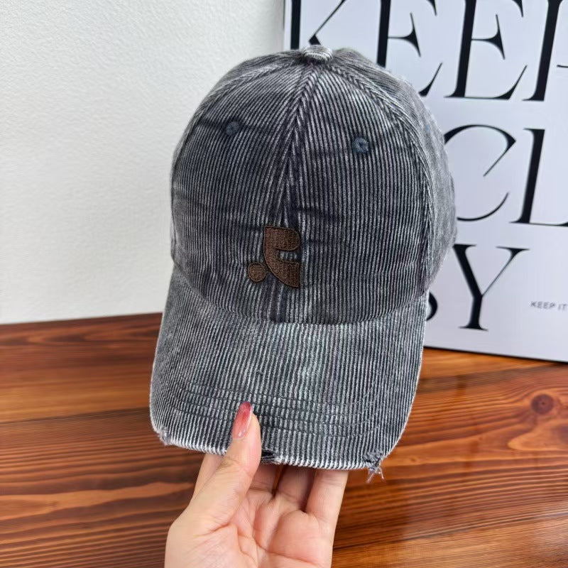 Damen Samt-texturiertes Baseballcap Brehn
