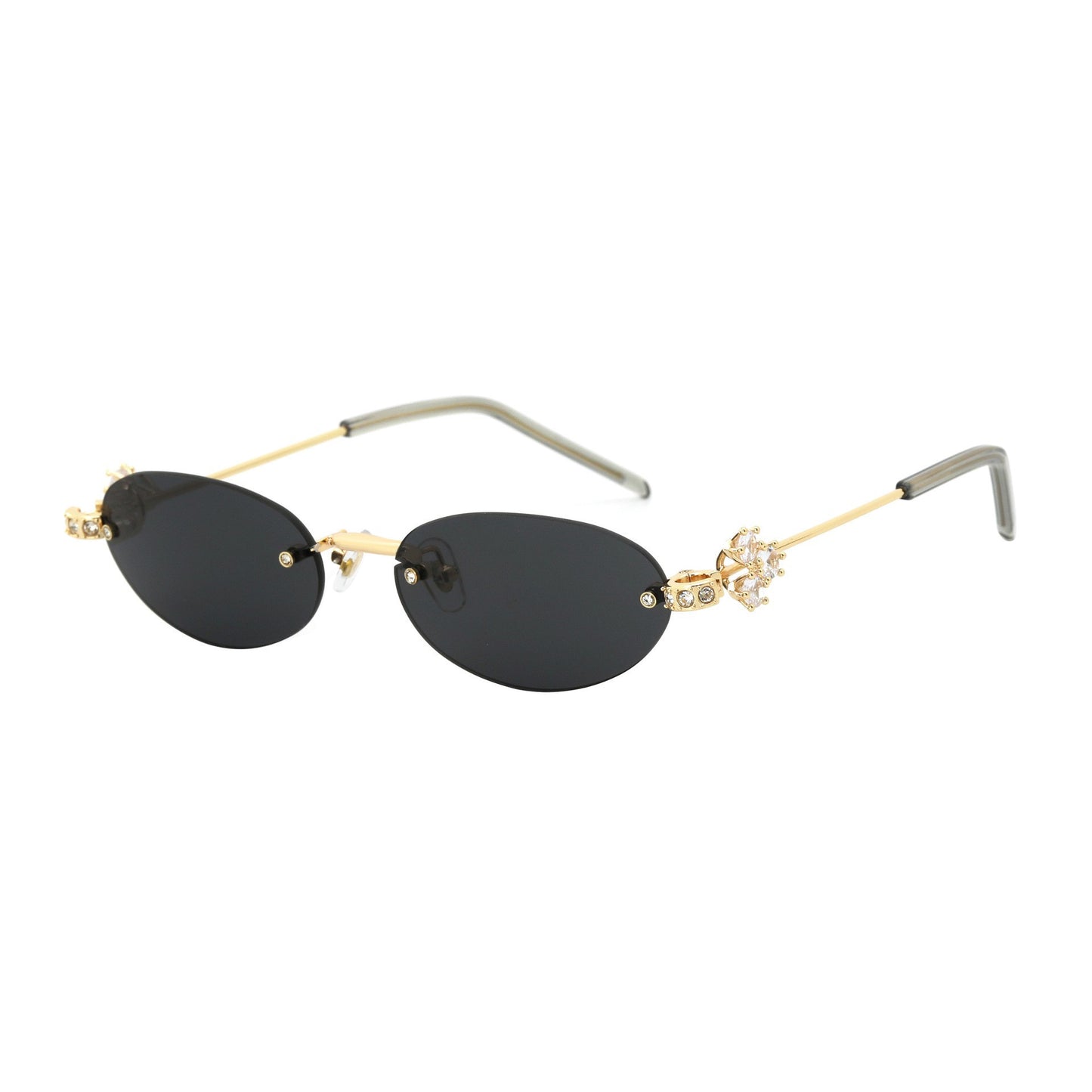 Damen Designer-Sonnenbrille mit luxuriösen Verzierungen Brehn