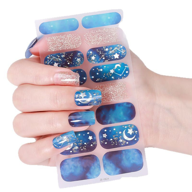 Himmels-Themen Nagelkunst Wraps