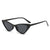 Damen stilvolle Cat-Eye Sonnenbrille mit glänzendem Kunststoffrahmen Brehn