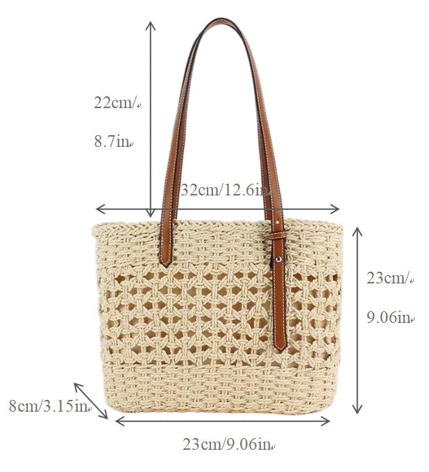 Raffinierte und Handgefertigte Strandtasche Brehn