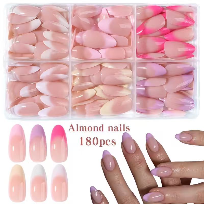 Premium Gradient Press-On Nail Set Brehn