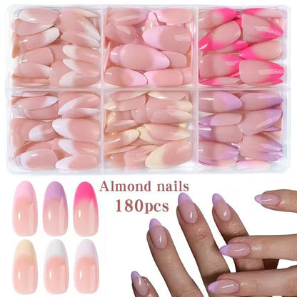 Premium Gradient Press-On Nail Set Brehn