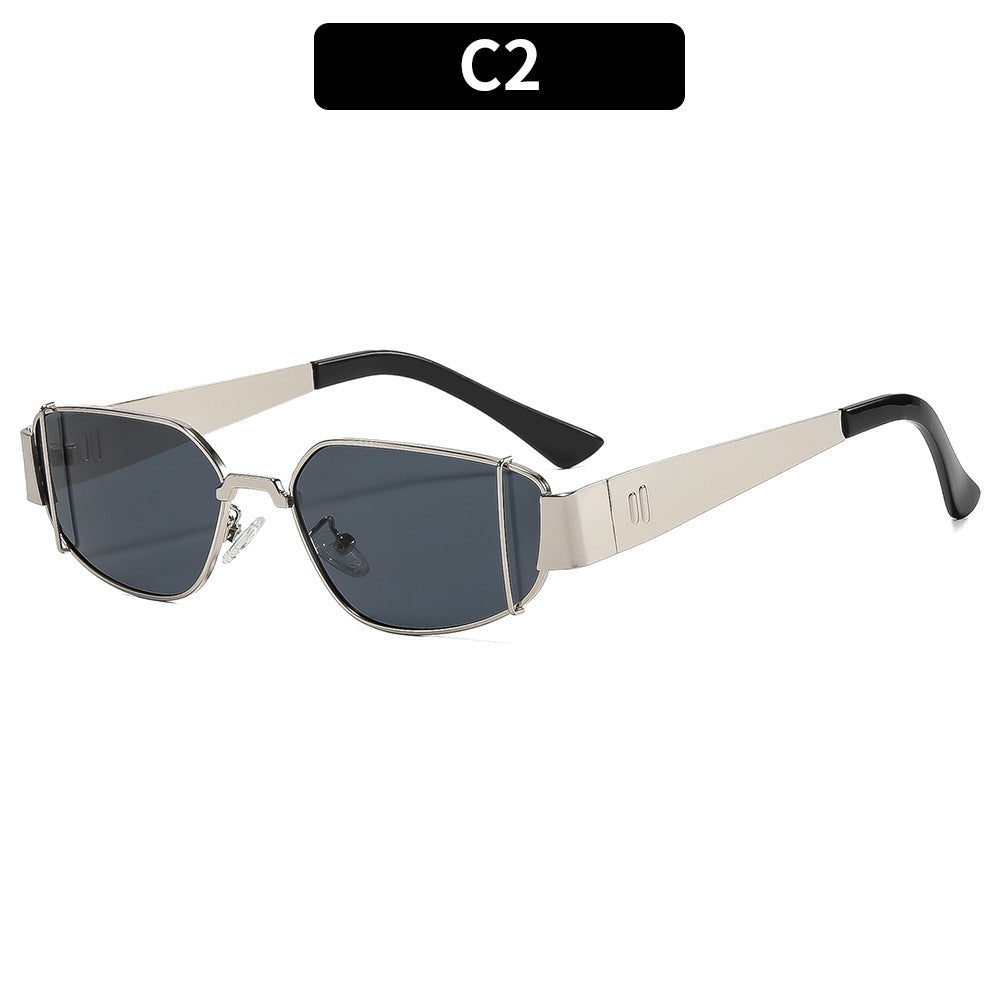 Damen Designer-Sonnenbrille im modernen, kantigen Stil Brehn