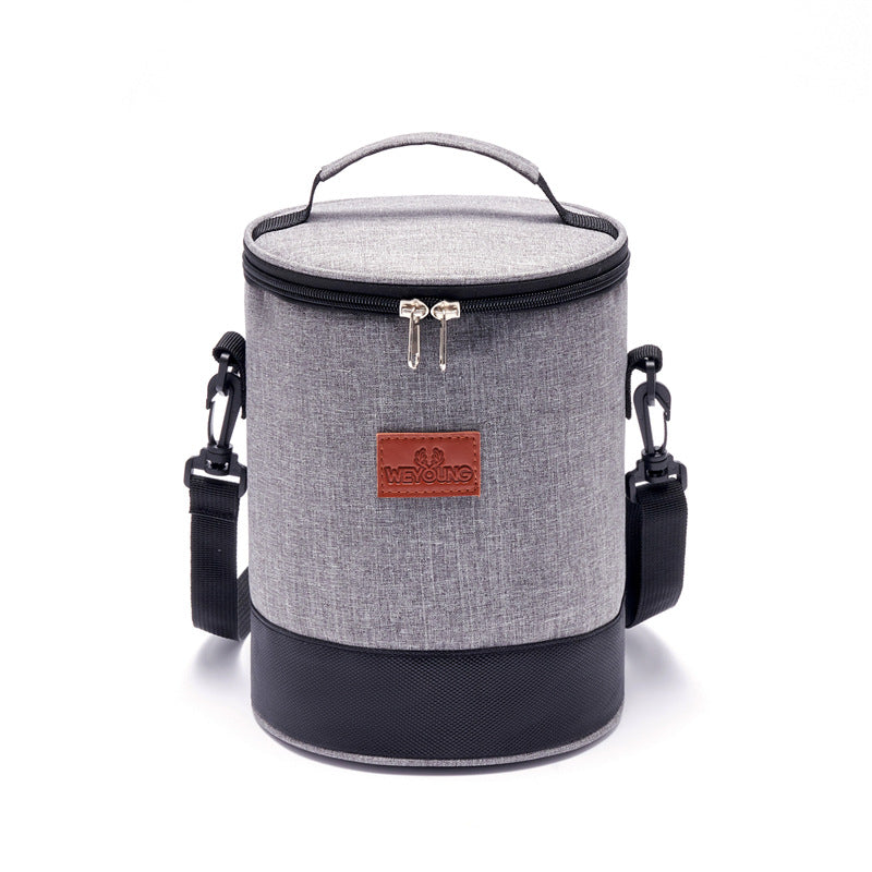 Damen Isolierte Kühltasche mit praktischer Rundform und verstellbarem Tragegurt Brehn