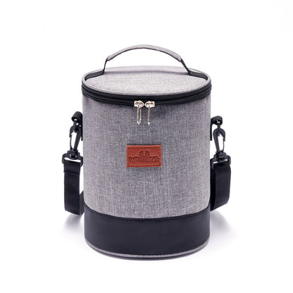 Damen Isolierte Kühltasche mit praktischer Rundform und verstellbarem Tragegurt Brehn