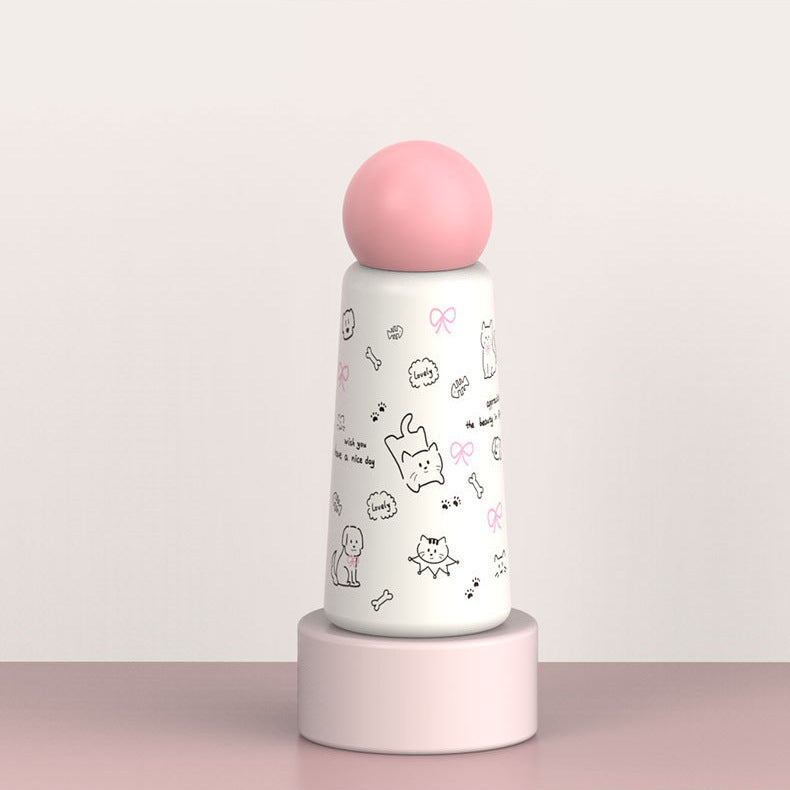 Damen kreative Trinkflasche mit verspieltem Katzendesign Brehn