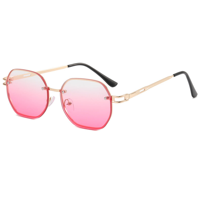 Damen Designer-Sonnenbrille im modernen Achteck-Design Brehn