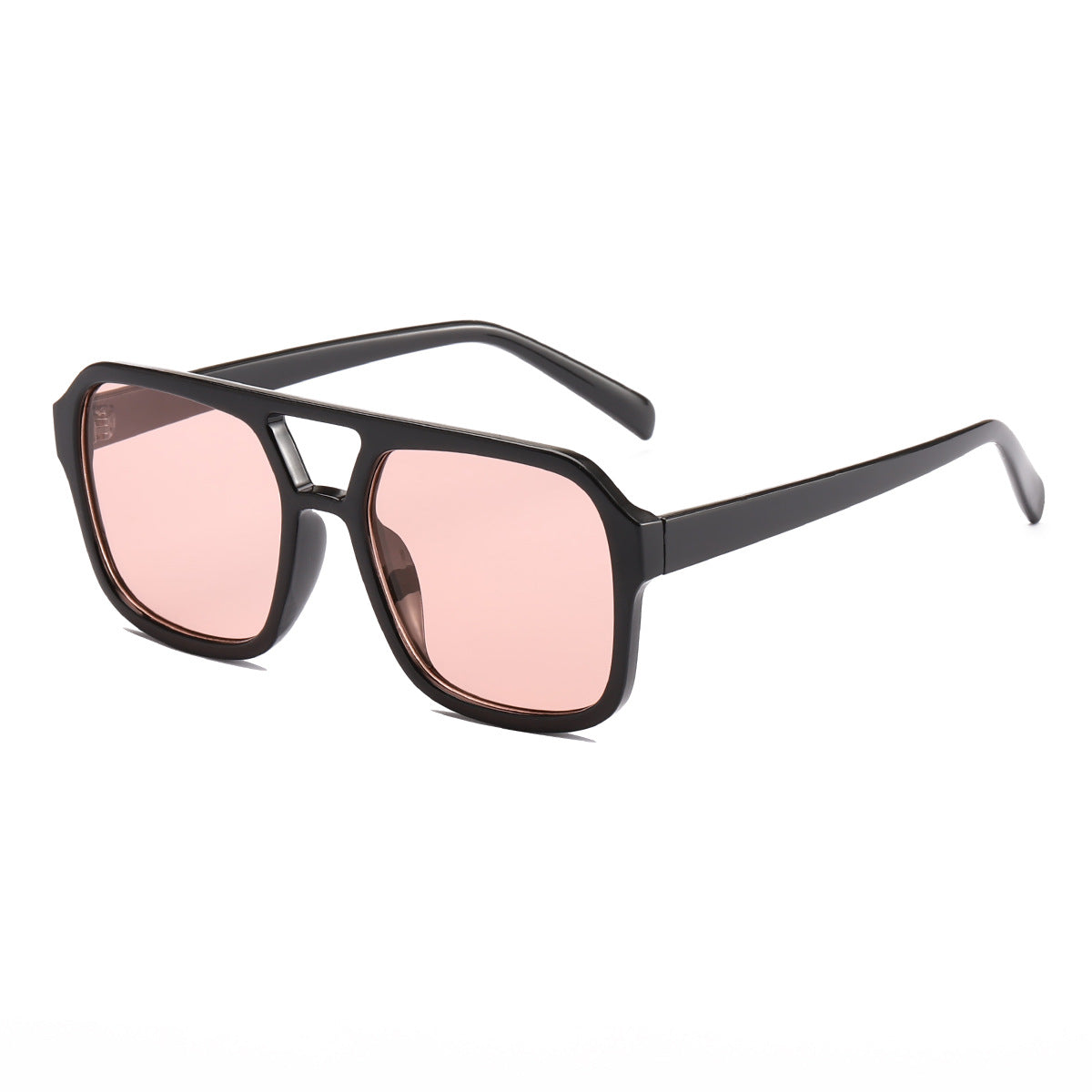 Damen elegante quadratische Sonnenbrille mit stilvollem Muster Brehn