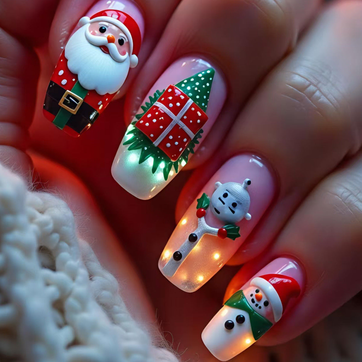 Festliche Nail Art Kunstnägel Brehn
