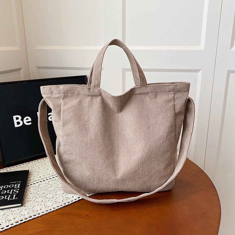 WoSoft Corduroy Tote Bag Brehn