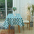 Moderne Chevron-Muster-Tischdecke