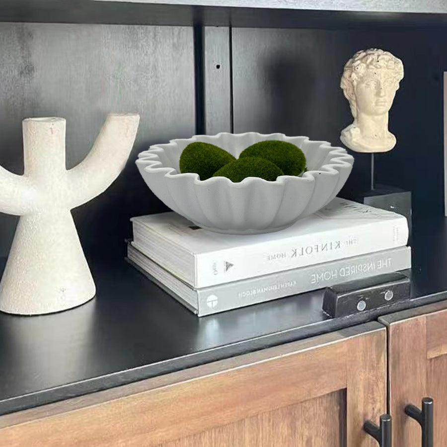 Dekorative Servierschale mit Wellendesign Brehn