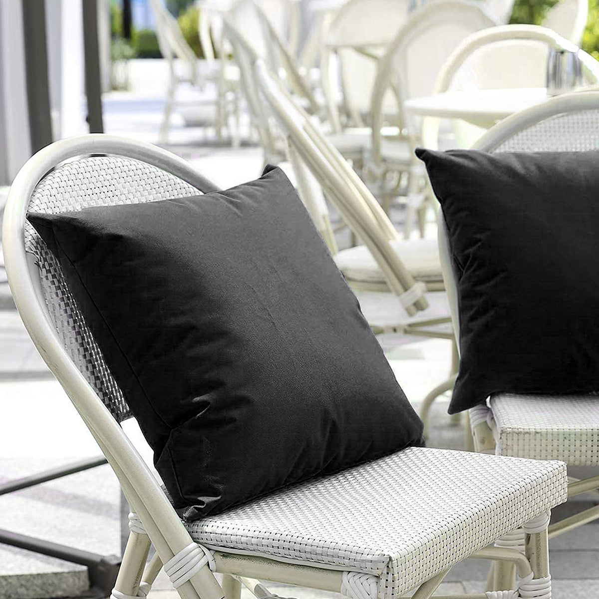 Outdoor Wasserabweisendes Quadrat Kisseninnenteil mit Plüsch-Polyester-Füllung