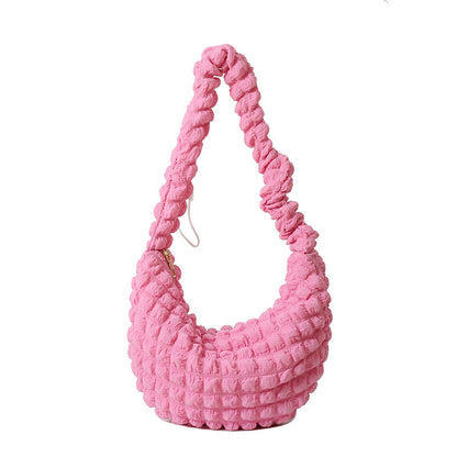 Texturiertes Stoff-Hobo-Bag Brehn