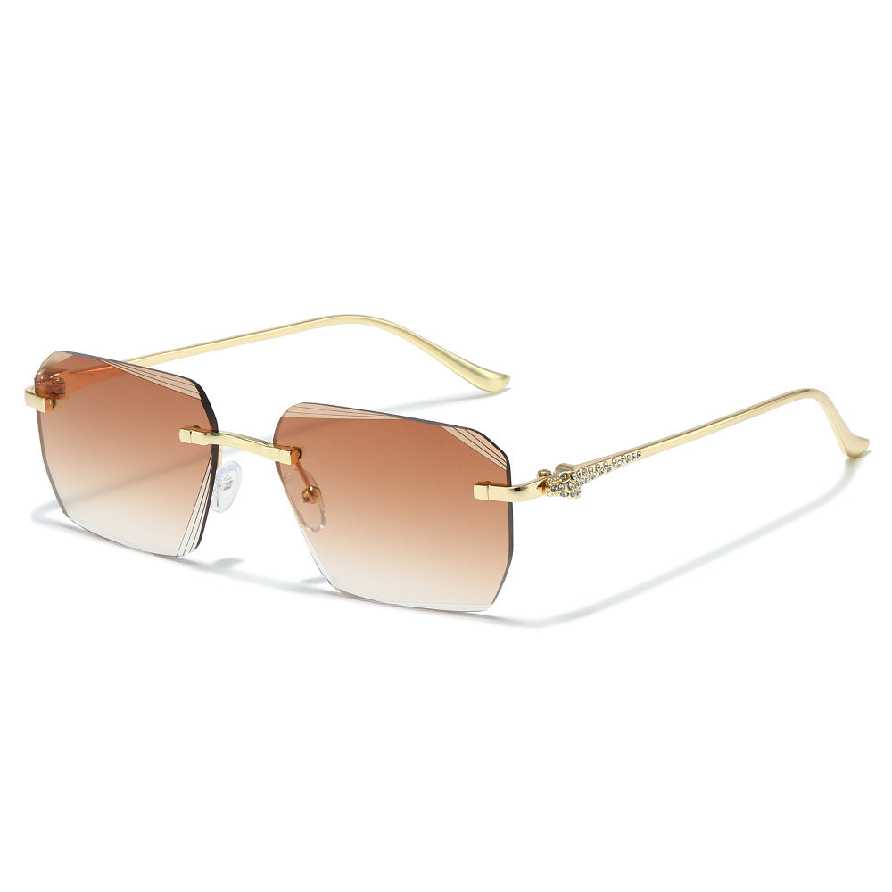Modetrend Geometrische Schild Sonnenbrille Brehn