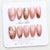 Luxury Floral Press-On Nagelkunst Set Brehn
