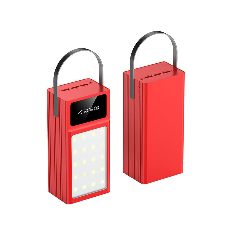 Tragbare Multifunktions-Powerbank mit Led-Licht und Digitaler Anzeige Brehn