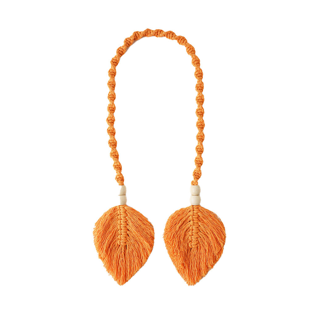 Dekorativer Makramee-Blatt-Wandhänger Brehn
