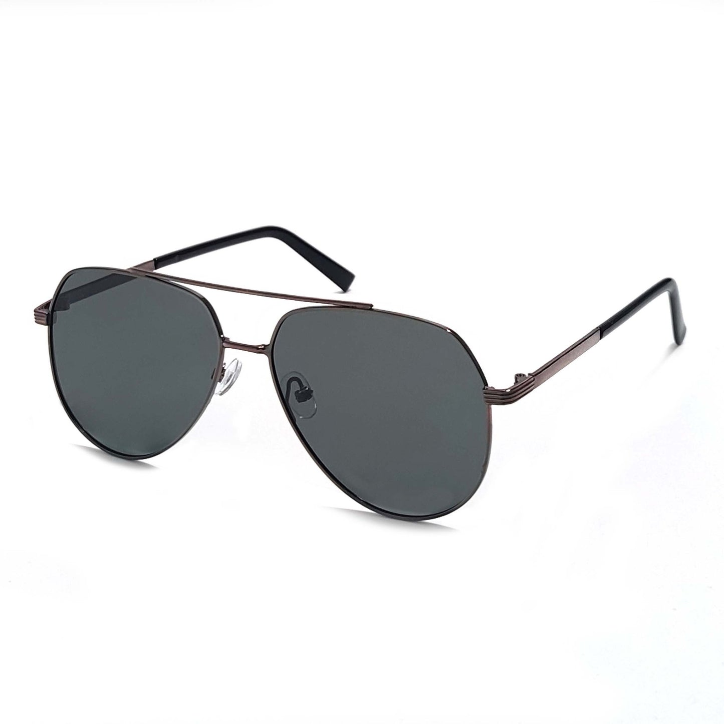 Herren modische Pilotensonnenbrille mit kontrastierenden Gläsern Brehn