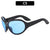 Aerodynamische Übergroße Sportsonnenbrille